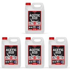 Acetic Acid 30% Strong White Vinegar Cleaning Limescale Stain Patio 20 Litres