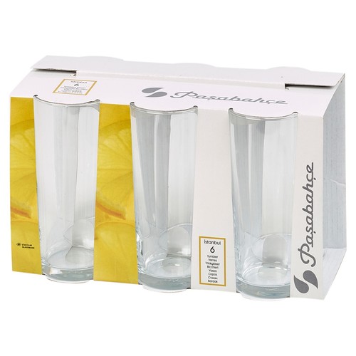 Set 6x200ml clear glass - set,