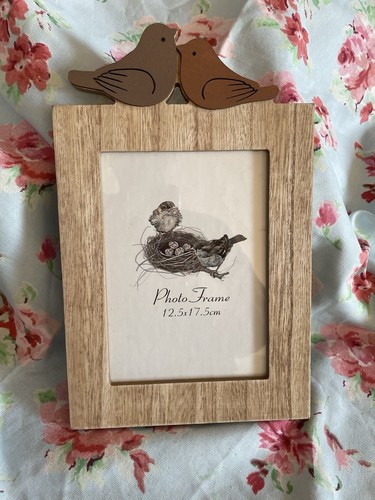 Sil love birds wooden - birds, effect