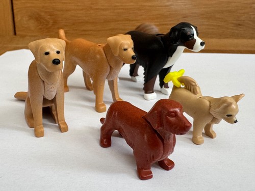 Playmobil dog bundle x5 - ,