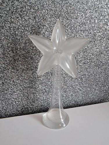 Vintage frosted clear glass - vintage,