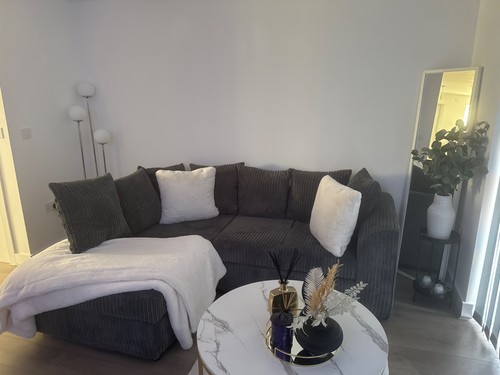 Shape grey corner sofa - shape,