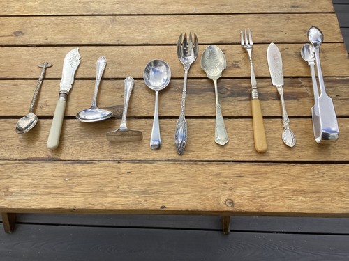 Vintage silver plated - silver, jam