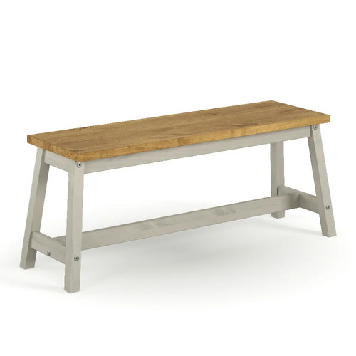 Grey pine live edge dining - grey,