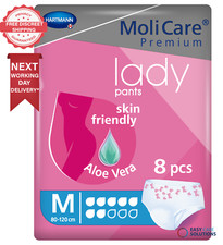 MoliCare Lady Incontinence Pants 7 Drops- 1 Pack of 8 - Medium