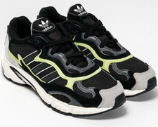 Adidas F97209 Temper Run Core Glow Retro Black Marathon Running Shoes Mens 9.5