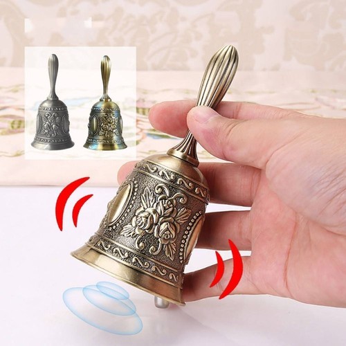 Hand ring bell embossing call - hand,