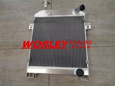 Aluminum Radiator FOR JAGUAR MK1/MK2 MARK 2 1955-1959 S-TYPE 1963-1968 MT manual