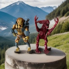 Alien Queen & Super Predator Figure Bundle - Lanard - 12” / 30cm - Working