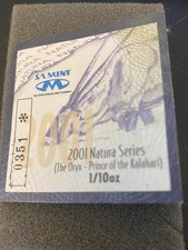 2001 natura series 1/10 oz gold coin. Perfect Christmas Gift for Gold Collector