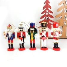 5Pcs 12cm Nutcracker Soldier