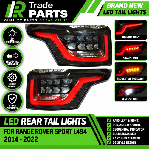 Pair dynamic rear led - led, tail