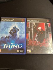 PS2 Game Bundle The Thing & Devil may Cry - Boxed & Manual