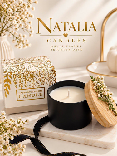 Natalia candles hand - natalia,