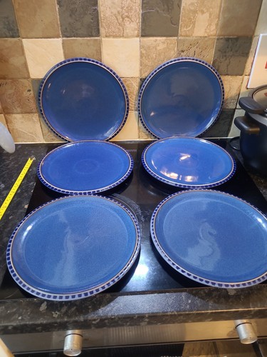 Denby reflex blue dinner plate - denby,