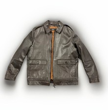 Hugo Boss Brown Leather Jacket