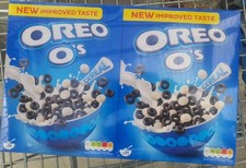 Oreo O's Cereal Breakfast Cocoa Hoops Vanilla  Cereal Pack 2 x 350g Exp 07/25