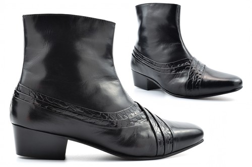 Mens cuban heel boots - cuban,