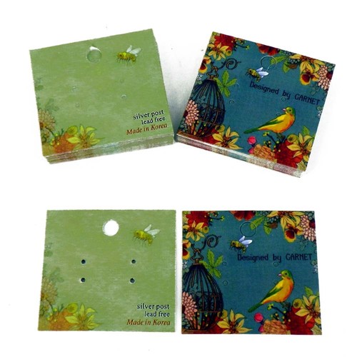 Pcs earring card bird - pcs,