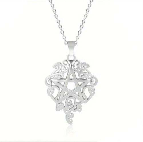 Stainless steel pentacle - stainless, pentacle/