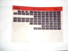 Honda ZB50 88 Microfiche