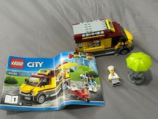 LEGO CITY PIZZA VAN 60150 with pizza man & table as shown &1 book instructions