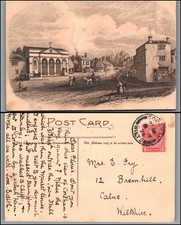 CORSHAM Postcard 1924 Old
