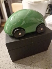 Vintage 1980's Swedish Playsam Streamliner Wooden Toy Car.