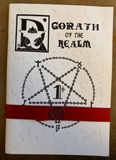 Gorath of The Realm SIGNED Comic by MD Penman with Sketch & Wax Seal/Ribbon Rare