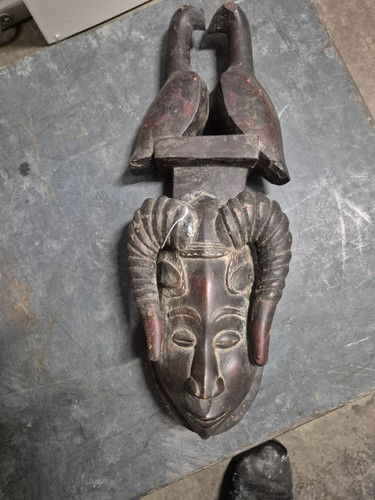 Vintage baule goli mask - vintage,