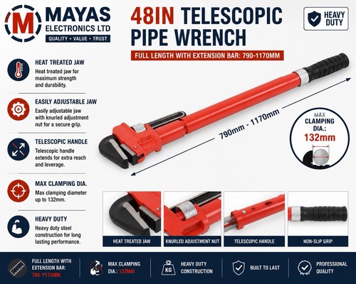 Heavy duty telescopic - 48",
