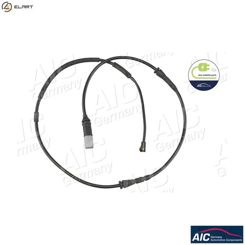 Warning contact brake pad - warning,
