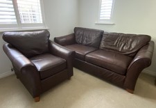 M&S ABBEY BROWN LEATHER LARGE