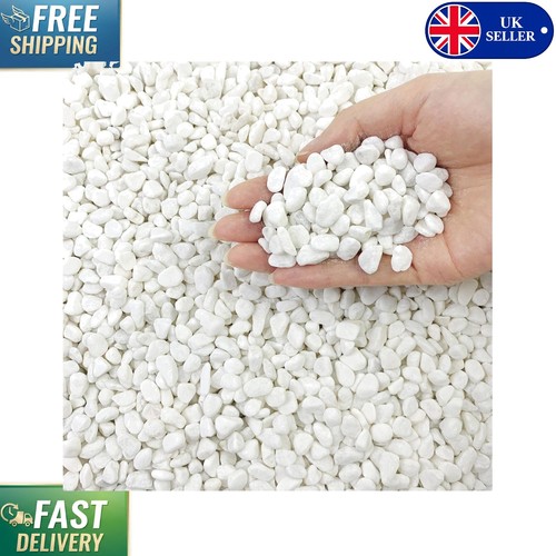 Elegant 2lbs white gravel - white,