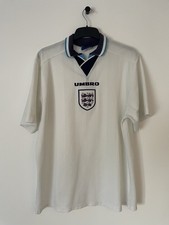 Original Authentic England 1996/Euro 96 Home Football Shirt - XL