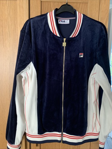 Men fila velour jacket - fila,