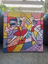 Vintage Painting on Canvas In