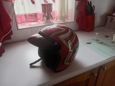 open face motorcycle helmet