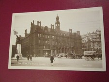 Postcard - Post Office, City Square, Leeds (shows horse drawn vehicles) Unposted