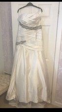 Wedding Dress Victoria Jane By Ronald Joyce Size 16 Beautiful, Been Dry Cleaned