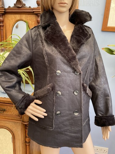 Bnwot centigrade black faux - bnwot,
