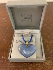 Blue Heart Necklace Lalique