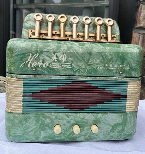 Vintage hero toy accordion - vintage,