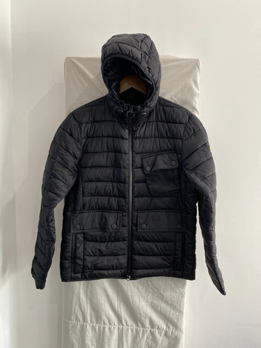 Barbour ouston black hooded - barbour,