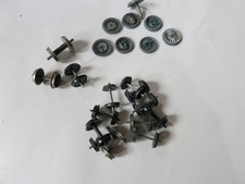OO Gauge 4mm Scale wheels / axles job lot 18mm Driving wheels romford type
