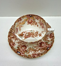 Antique Samuel Radford Fenton Rd 242144 Victorian Moustache Tea Cup Saucer /H-23