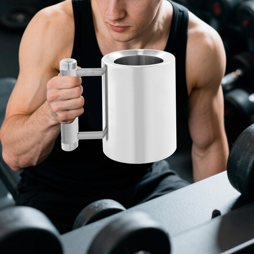 Dumbbell heavy cup stainless - dumbbell,