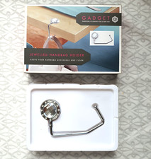 Handbag Tabletop Holder Jewelled Desktop Bag Hook Arm Holder Gift Gadget Co