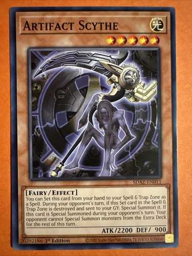 Yugioh artifact scythe 1st - artifact,