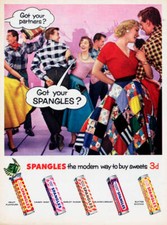Advertisement Spangles sweets